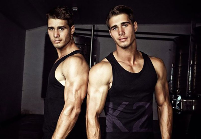 Gay male twins models