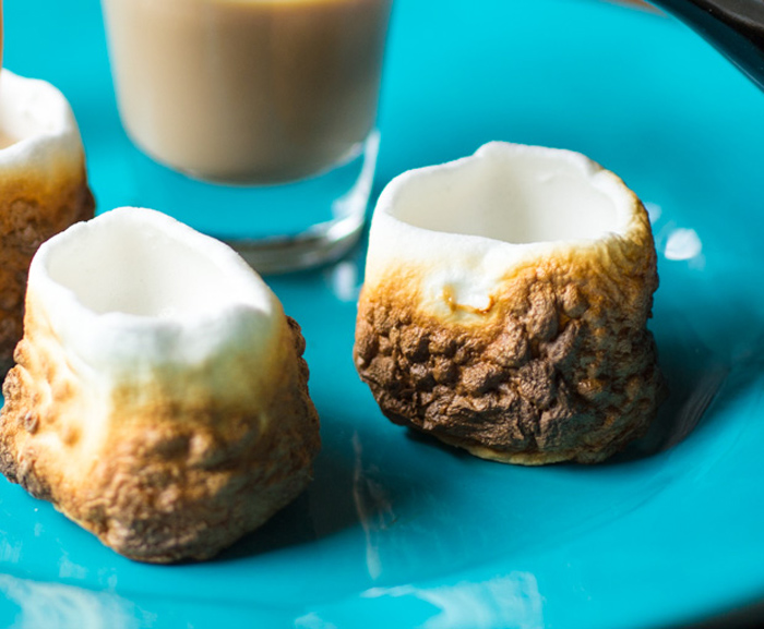 how to make your own toasted marshmallow shot glasses 2