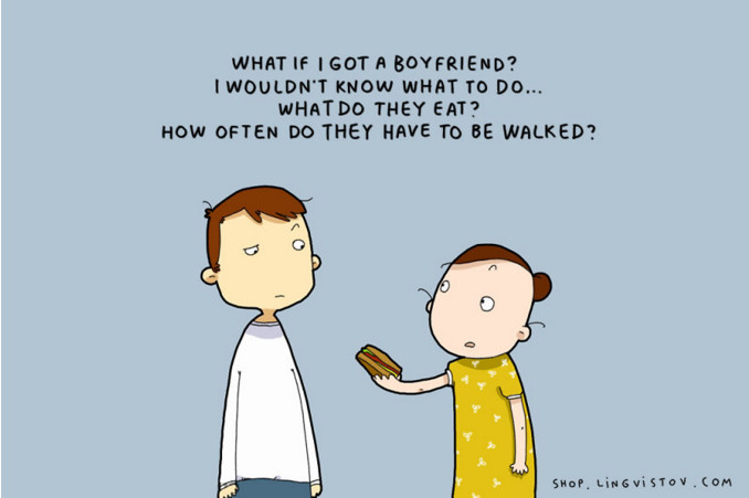 10 cute illustrations that shout out for single ladies 6
